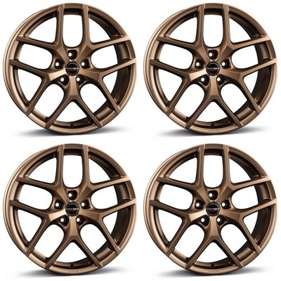 4 Borbet Wheels Y 8.0x18 ET37 5x112 BRONM for Mercedes A B C CL CLA CLE E EQA EQ
