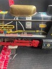 Japanese Tin Toy Locomotive Tiger Train Model 7630 Friction Drive whistle works — photo 4