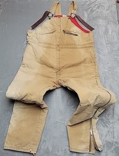 VTG Key Bib Overalls Men XXL Insulated Canvas Imperial Carpenter Made in USA