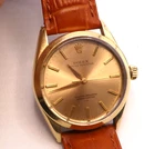 RARE 1962 Rolex Oyster Perpetual 1025 Gold Capped 34mm Watch Dauphine Hands