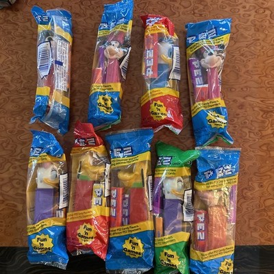 1990s Pez Dispenser Sealed Lot Of 8 Disney Mickey Minnie Mouse Daisy Pluto plus 