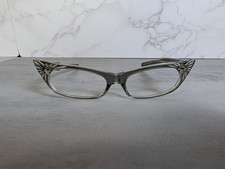 1950s Sunglasses Rhinestone Cateye Eye Glass Lenses Frames Marked France