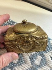Encrier bronze Louis XVI Tiffany Studios #1821 — Ancien vers 1915