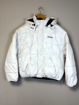 Urban Outfitters Iets Frans Puffer Jacket White Size M Recycled 90s Style