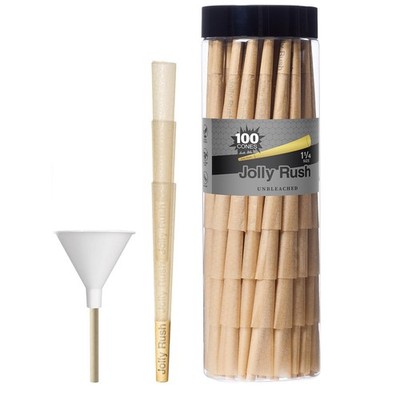 Cones Pre Rolling Rolled Papers - 1 1/4 Size - 100 Pack Preroll Paper Rolls C...