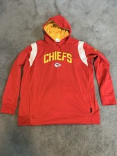 Nike Hoodie Mens XL Red NFL Kansas City Chiefs On-Field Long Sleeve Therma-Fit