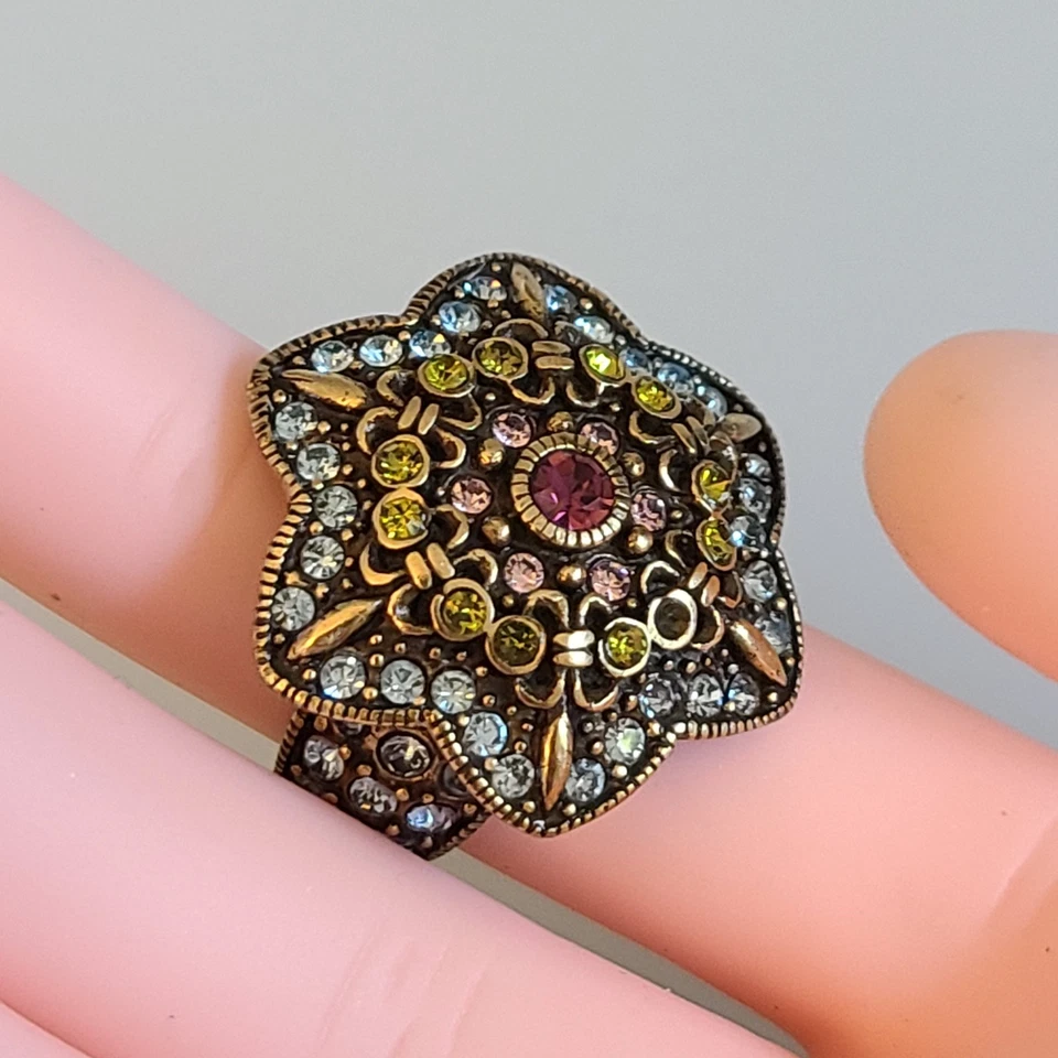 Anillo de cóctel/de colección Heidi Daus, anillo Estate difícil de encontrar talla 6 Foto 4 de 4