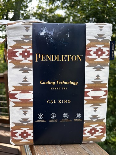 Pendleton Moonlit Mesa California King Cooling Sheet Set Southwestern NWT 4 Pc