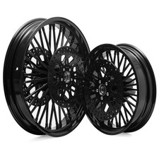 21x3.5 16x3.5 36 Fat Spoke Wheels Rotors For Harley Touring Electra Glide Ultra