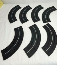 1960 Aurora Model Motoring 9" CURVED Roadways HO Scale Slot Car Track Set of 7
