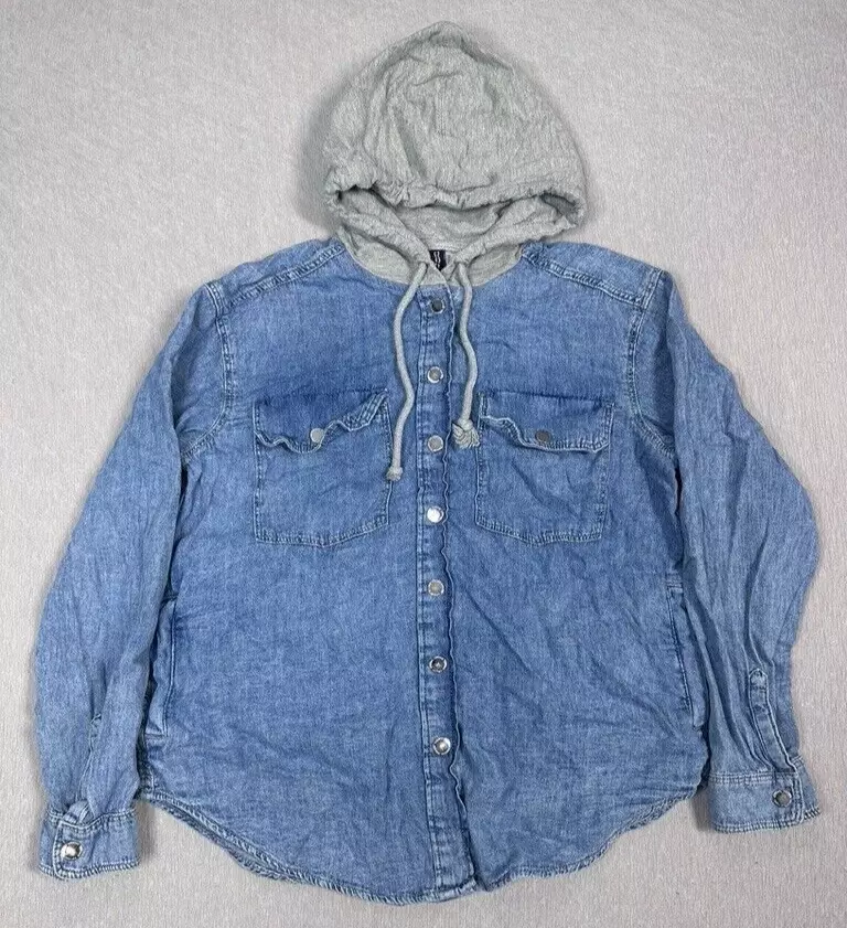H and m denim shirt 2025