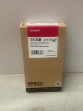 10-2019 NEW GENUINE EPSON T603B MAGENTA 220ml INK STYLUS 7800 9800 T603B00