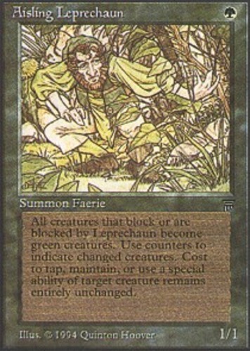 1 x Aisling Leprechaun - Legends - Light Play - MTG
