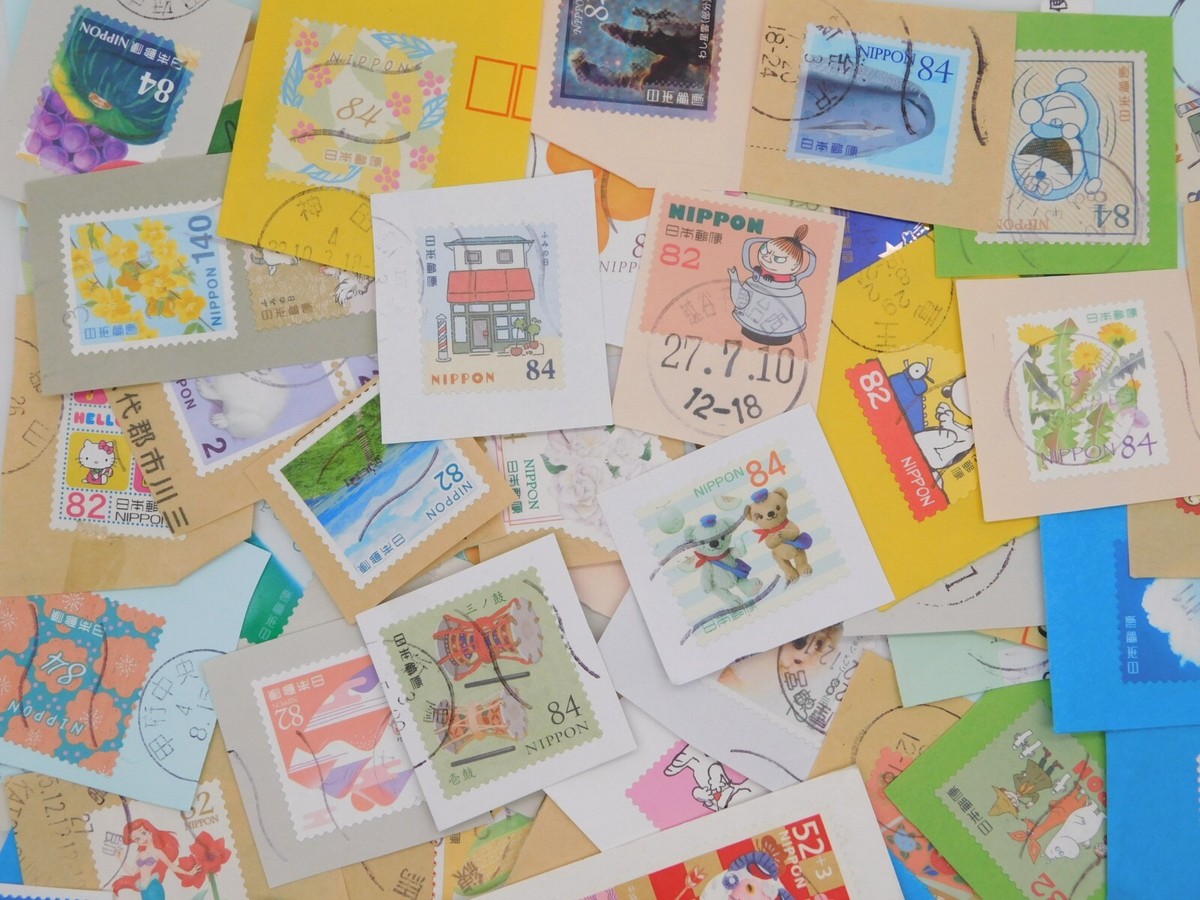 STAMP JAPAN 1kg Commemorative ON paper lot philatelic kiloware