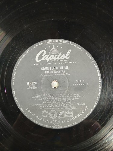 Frank Sinatra 1960s album Come fly with me - Picture 6 of 6