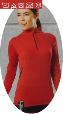 Fahrradshirt Damen Shirt Trikot Rot - GR. S Fahrradtrikot