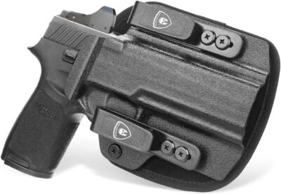 IWB Hybrid Kydex&Nylon Gun Holster for Sig Sauer P320 Compact M18, Right Hand