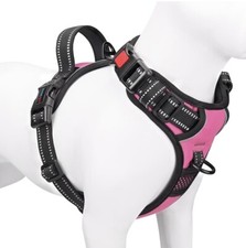 NEW Phoepet Pink No Pull Front Clip Dog Harness Reflective Medium