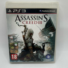 Assassin's creed III 3 PS3 playstation 3 gioco FUNZIONANTE italiano ITA PAL