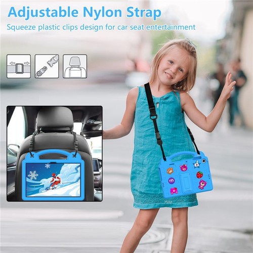 Kids Case Huawei MatePad T10 T10S Honor Pad X8 X8 Lite Strap Stand Handle Cover - Picture 12 of 19