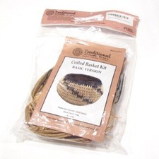 Traditional Craft Kit One-Rod Coiled Basket Kit Basic Version Learn Cultural Art
