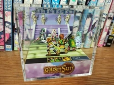 Golden Sun Saturos Menardi Handmade Diorama - Gameboy Gaming Cube - Fanart