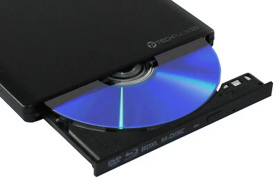 techPulse120 USB 3.1 3.0 extern Bluray Combo Player Laufwerk BD DVD CD nur LESEN