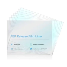 6PCS Creality FEP Film Release Films 260 X 200 X 0.15Mm for ELEGOO Saturn