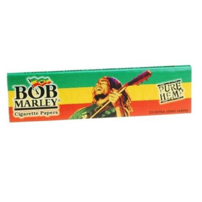 Bob Marley Rolling Papers King Size (110mm) Pure Hemp (1 Booklet + Tracking)
