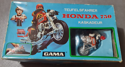 GAMA Teufelsfahrer Honda 750 Kaskadeur in OVP Top Zustand funktionsfähig Rarität