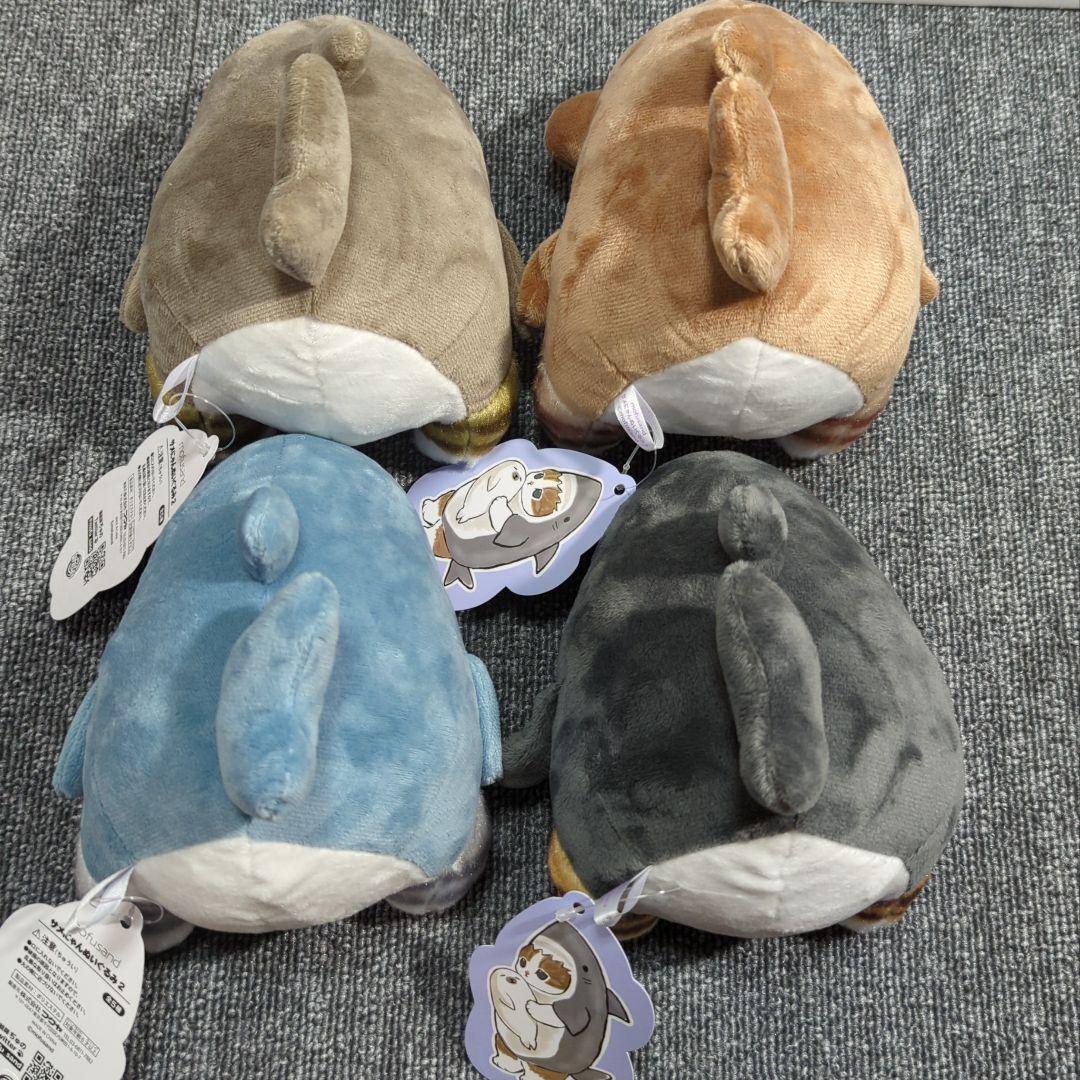Mofusand Samenyan Cute Shark Cat 15cm Plush Doll Mascot Taito