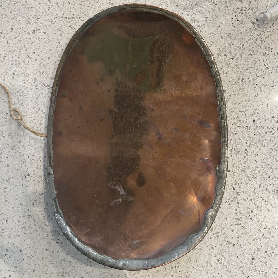 Antique vintage copper hot water bed warmer eBay