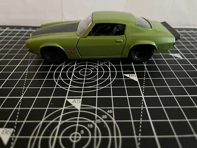 Jada 99521 1/32 Scale Fast & Furious - 1973 Chevrolet Camaro - Green VGC No Box - Image 1 of 4