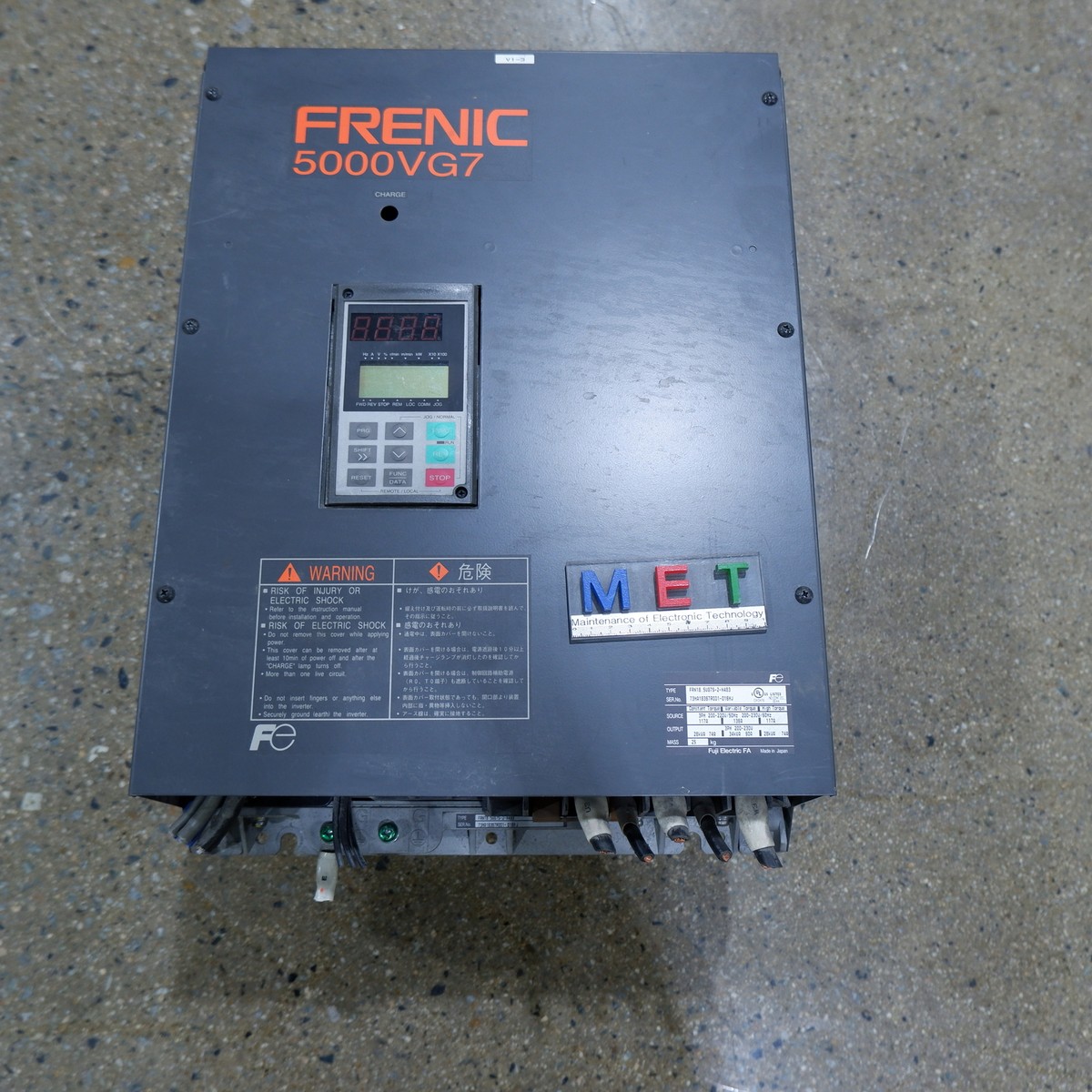 FUJI FRN18.5VG7S-2-N483 frenic500vg7 inverter FUJI FRN18.5VG7S-2-N483 frenic500vg7 inverter