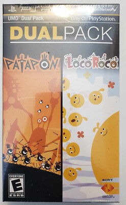 Dual Pack Patapon LocoRoco (Playstation PSP, 2012) NEW