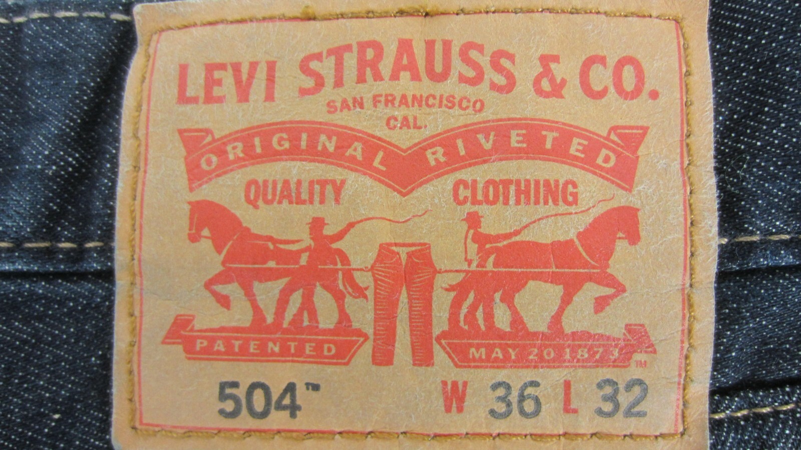 levis 504 36 32