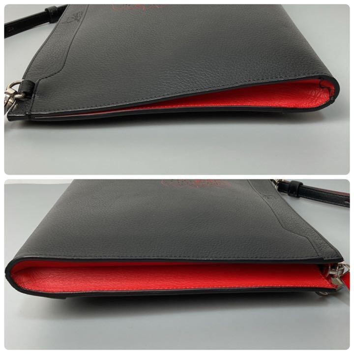 Christian Louboutin Leather Clutch Bag 2way Shoulder bag Christian Louboutin Leather Clutch Bag 2way Shoulder bag