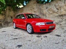 7& Audi RS4 B5 Avant rouge 1/18 otto mobile Edition Limitée 2000 exp
