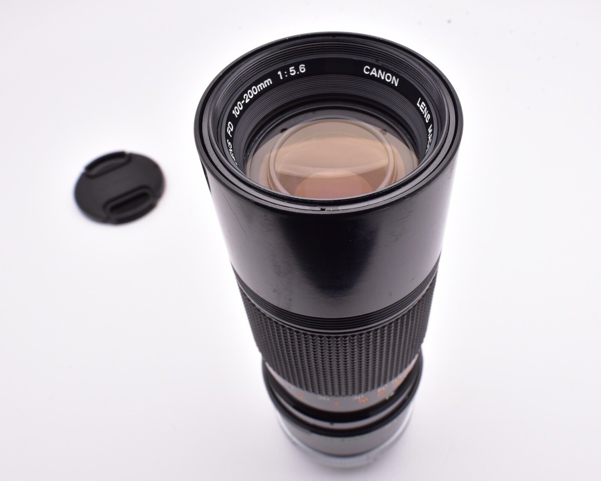 Canon Zoom Lens FD 100-200mm f/5.6 Lens & Caps (#12811) | eBay