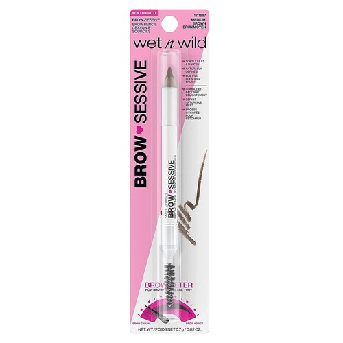 Wet n Wild Brow-Sessive Brow Pencil Definition, Medium Brown 9gm - Picture 4 of 8