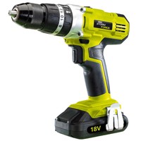 Storm Force 18v Li.ion Cordless Drill + 2 Batteries, Drill Bit +screwdriver Set Storm Force 18v Li.ion Cordless Drill + 2 Batteries, Drill Bit +screwdriver Set