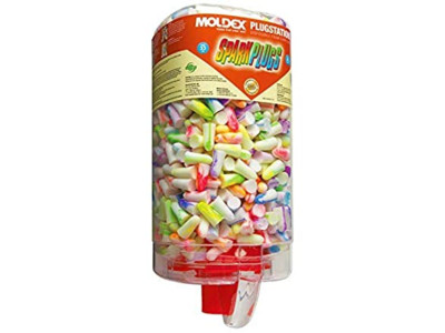 Moldex SparkPlugs PlugStation Uncorded Earplugs, Assorted Colors, 500/Box (6645)