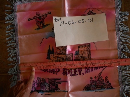 Camp Ripley MN Minnesota Military Vintage Pillow Souvenir Howitzer Tank - Picture 10 of 10