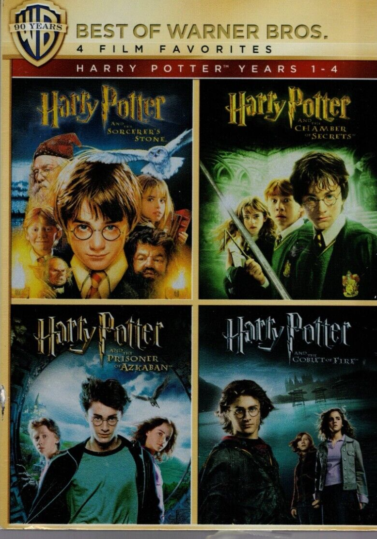 Warner Bros Harry Potter Years 1-4 DVD Set Like New Condition  