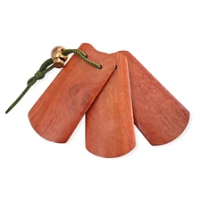 Japanese Wooden Sanba Castanet Knacker 3Plate Percussion Musical Instrument S5