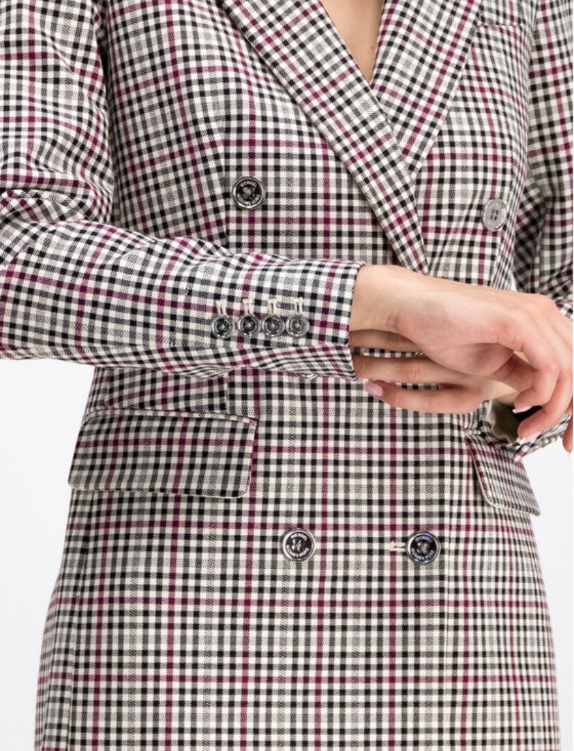 Michael Michael Kors Micro Plaid Structured Doubl… - image 2