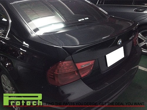 2005-2011 BMW E90 328i 330i 335i Sedan OE Style Unpainted Trunk Spoiler Wing Lip - Picture 1 of 2