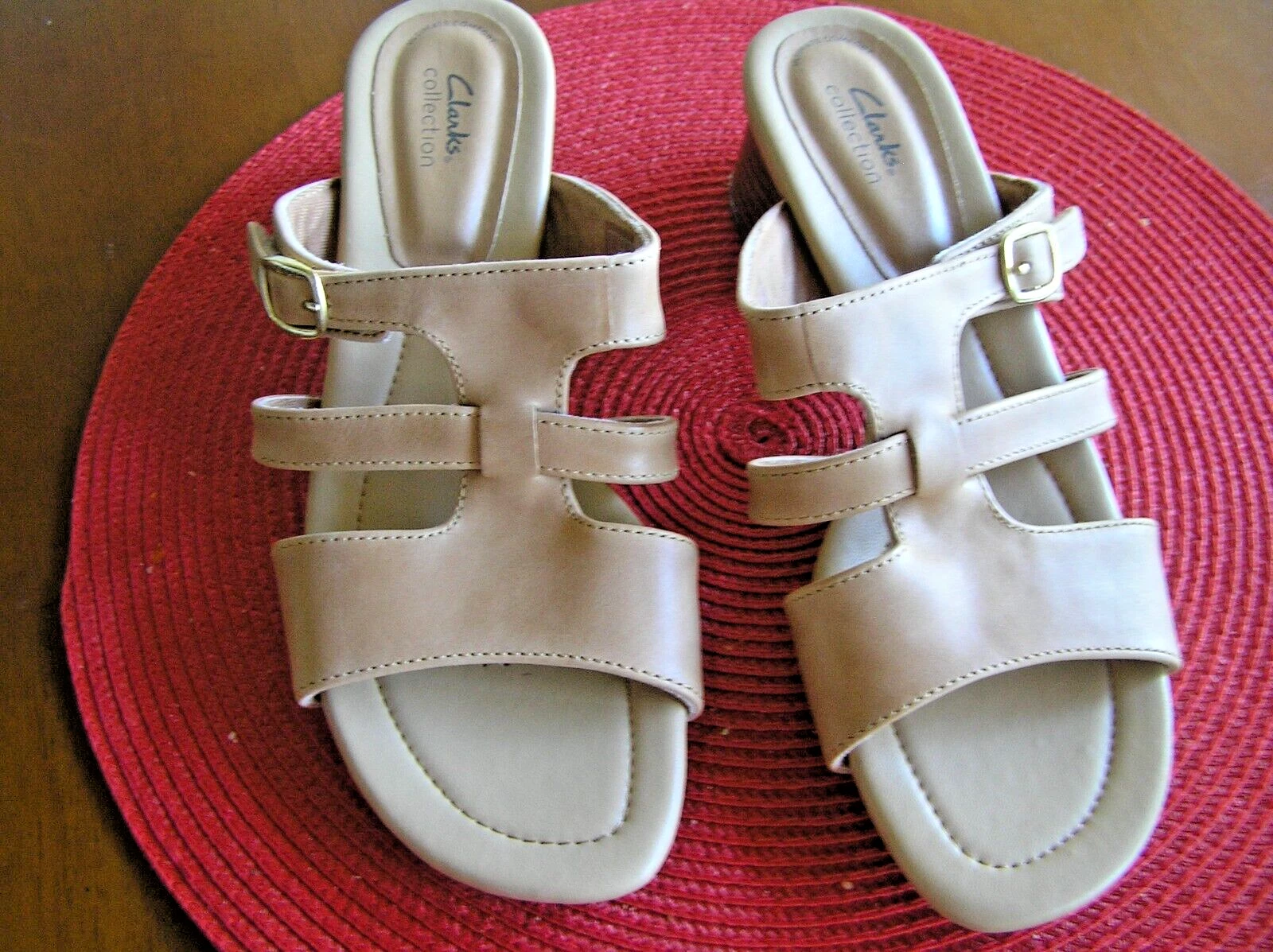 NUOVI SANDALI DONNA CLARKS MARRONE CHIARO TAGLIA 9 5 #15762