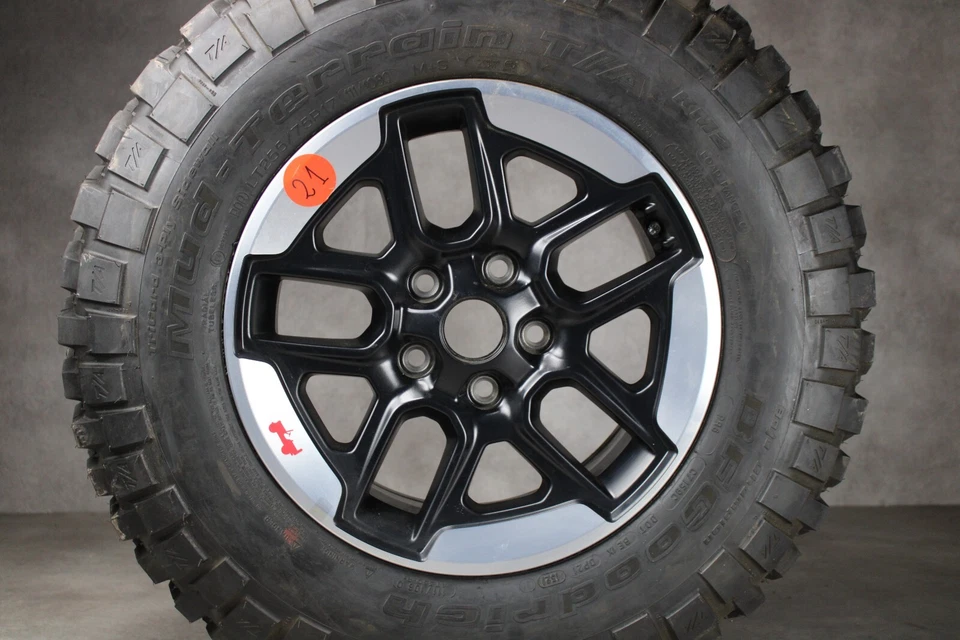 Rad Jeep Wrangler Rubicon JL Reifen Felge All Terrain 7.5x17 Wheel AT 68Z40TRMAA - Bild 2 von 4