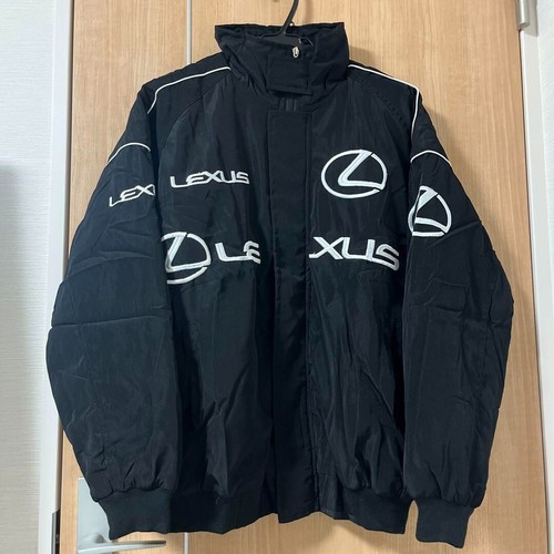 Toyota LEXUS Racing Jacket Novelty Blouson Embroidery Black Rare JP Used/good - Picture 5 of 8